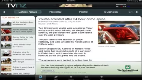 TVNZ iPad app tops iTunes – Ondemand app coming