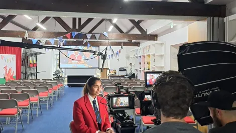 St John's College Cardiff partners with TrilbyTV to revolutionise school communication