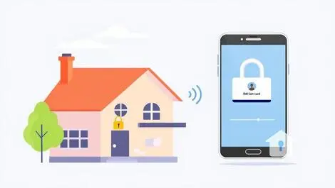 British house secure digital lock smartphone digital id property transaction uk