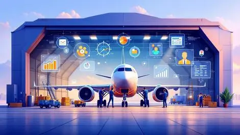 Aircraft hangar technicians jet digital analytics engineering indian airport