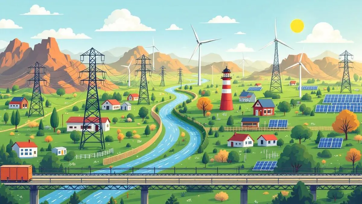 Electrical power grid renewable energy wind solar protective barriers national resilience