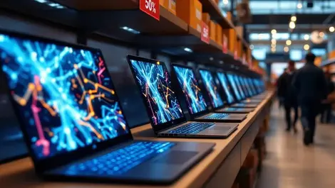 European electronics store ai laptops neural screens discounts
