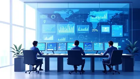 Malaysia soc analysts monitoring dashboards cyber threats blue